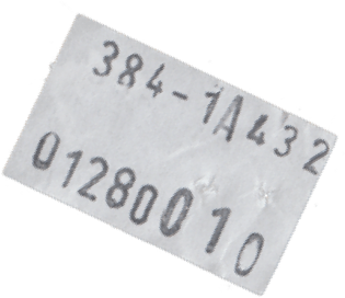 Sticker barcode