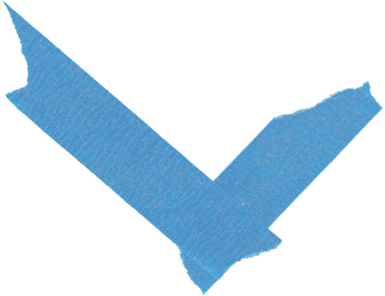 Sticker Blue Tape